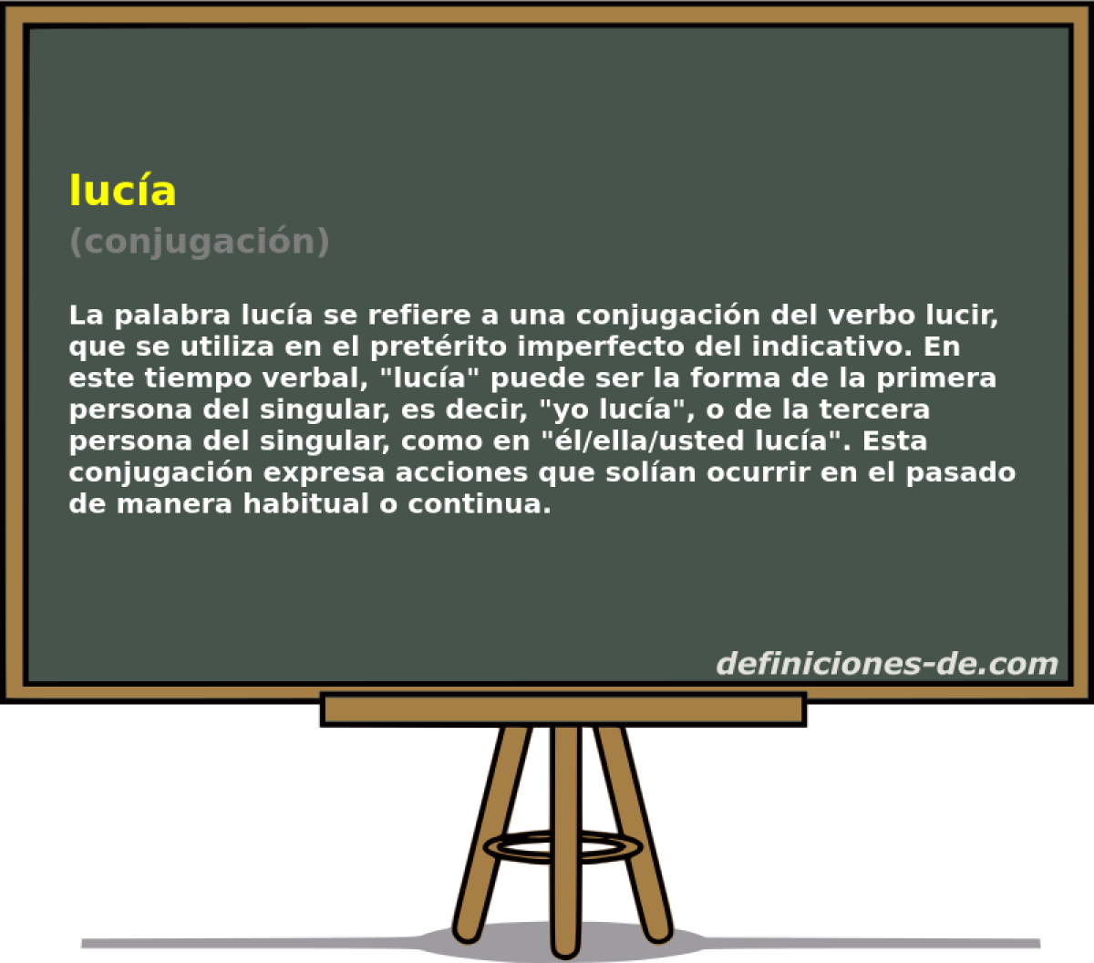 lucía (conjugación)