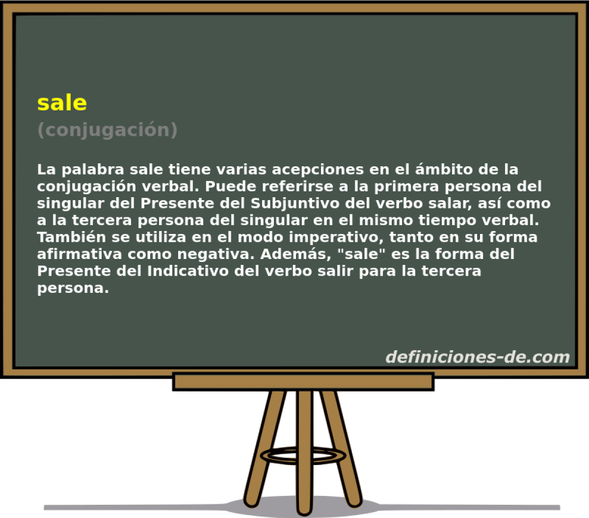 sale (conjugaci�n)