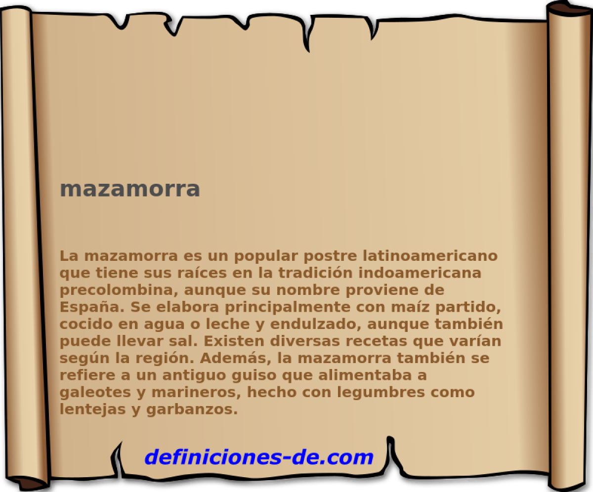 mazamorra 