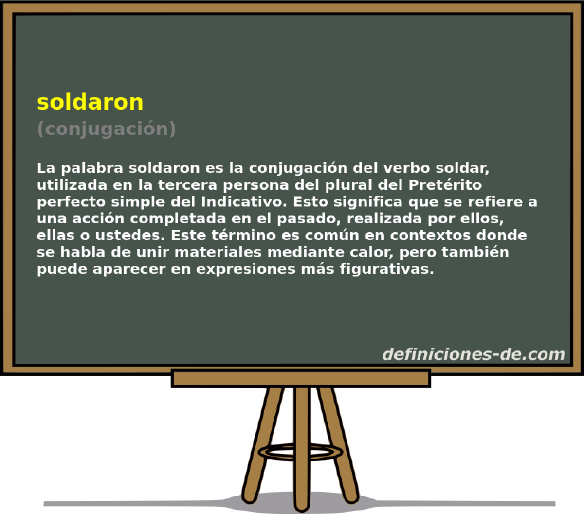 soldaron (conjugaci�n)