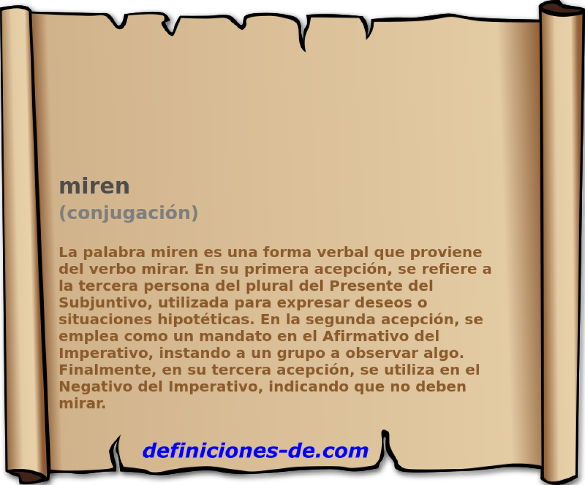 miren (conjugación)