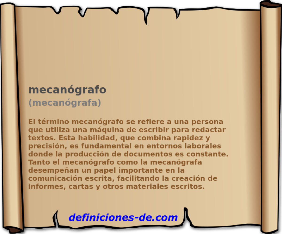 mecangrafo (mecangrafa)