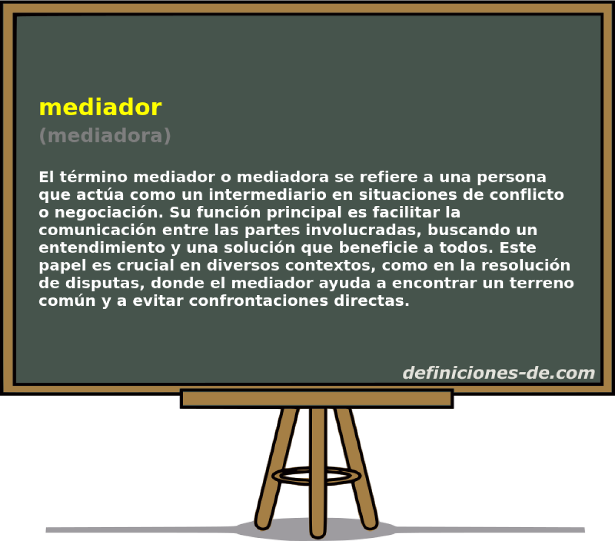 mediador (mediadora)