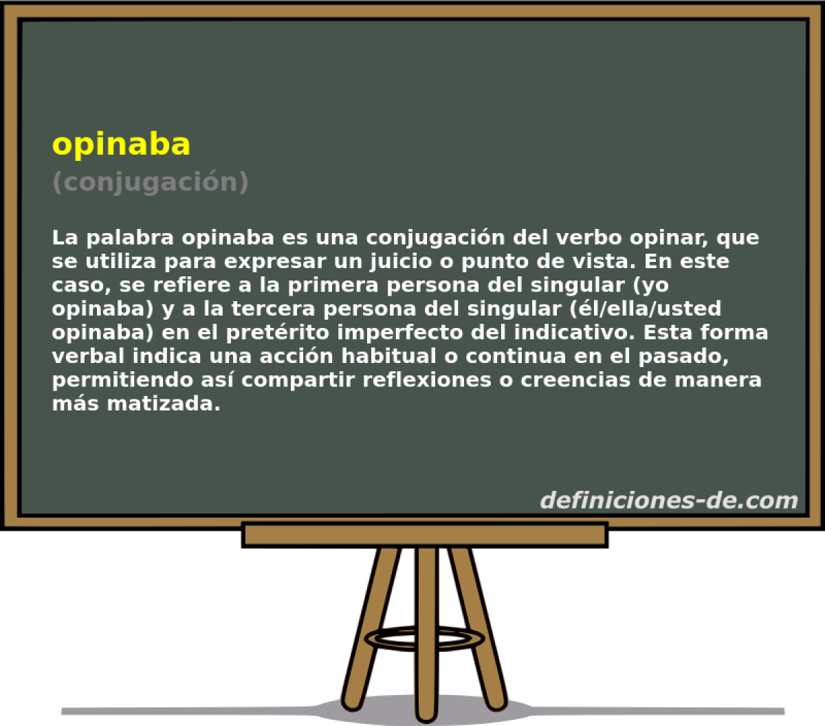 opinaba (conjugaci�n)