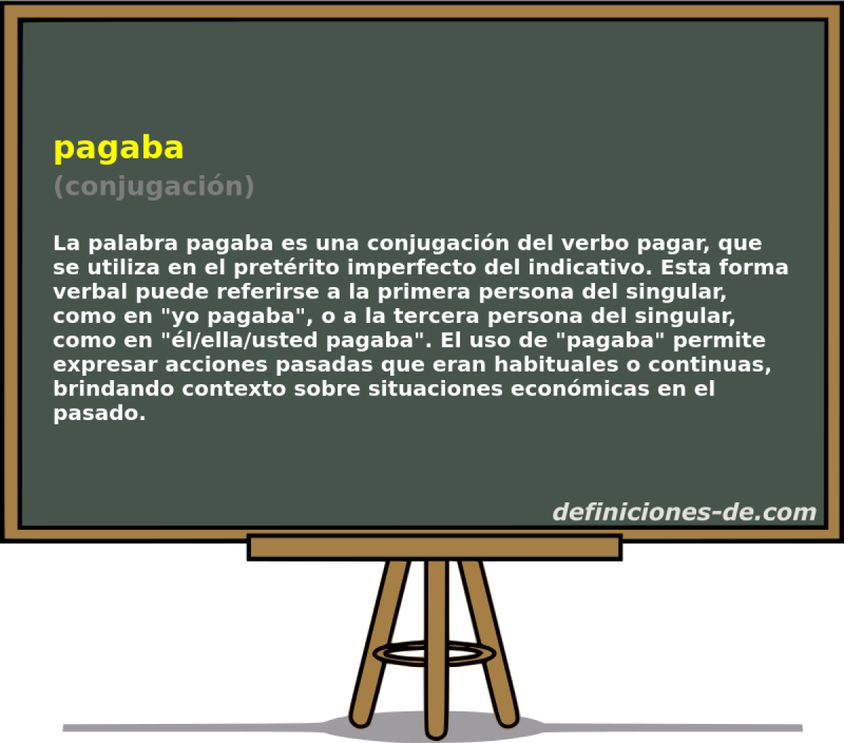 pagaba (conjugacin)