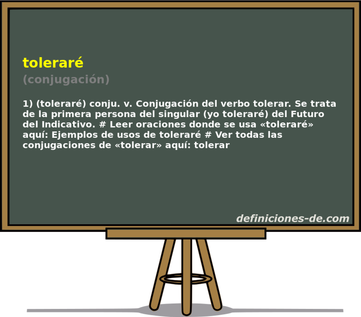 tolerar (conjugacin)
