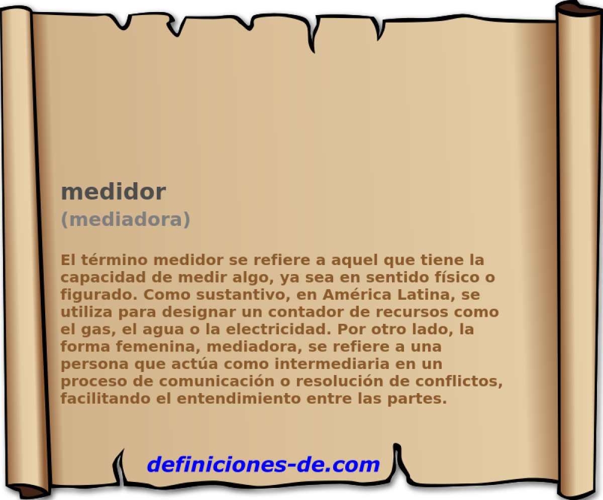 medidor (mediadora)