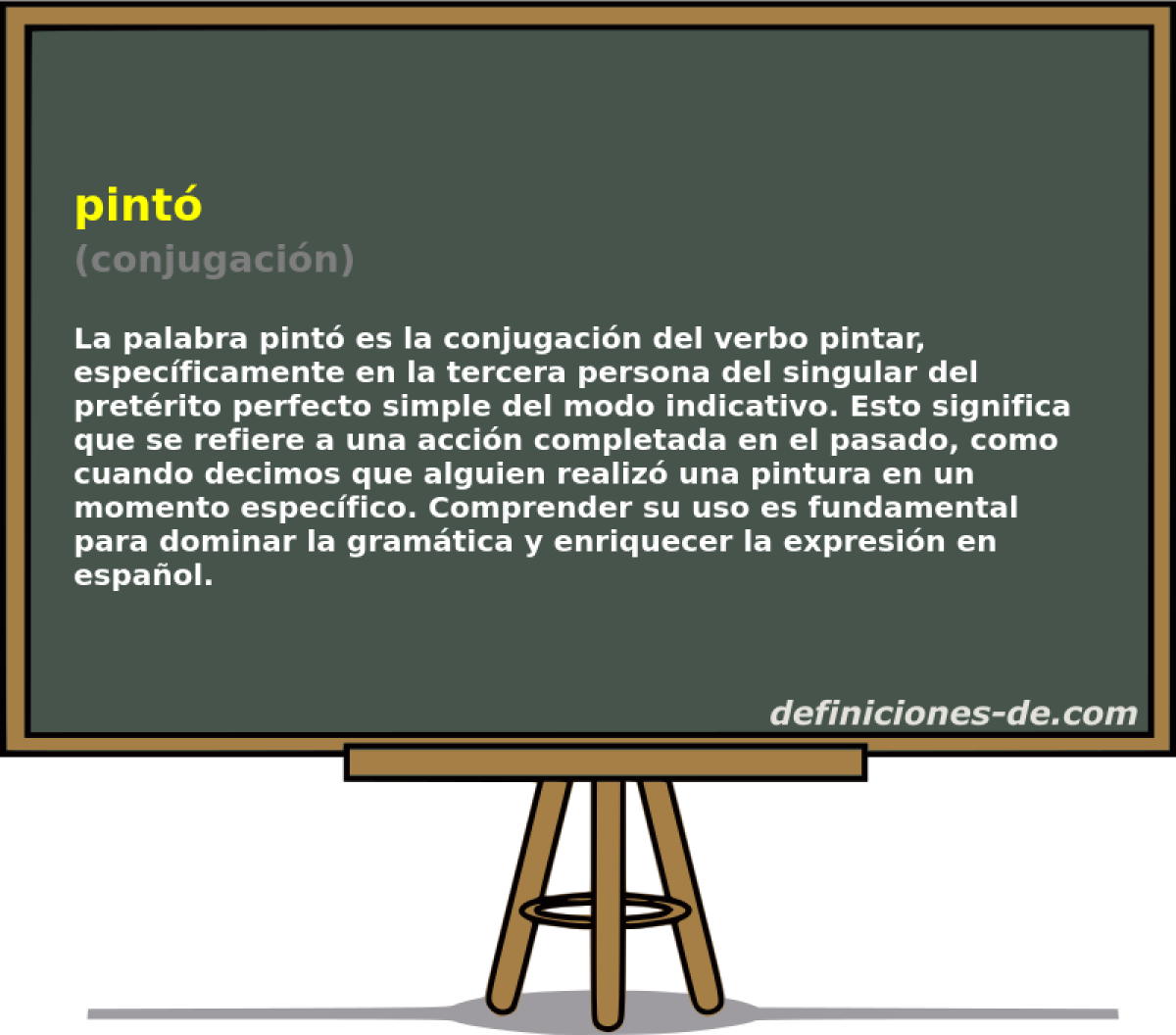 pint� (conjugaci�n)
