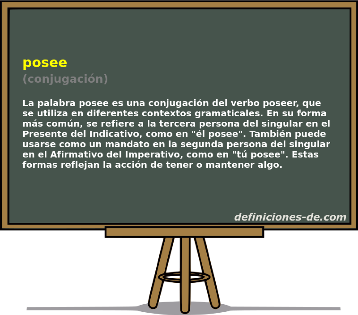 posee (conjugaci�n)