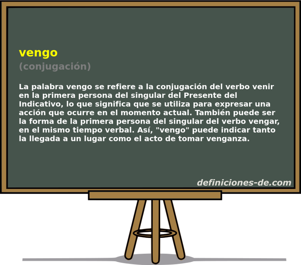 vengo (conjugaci�n)