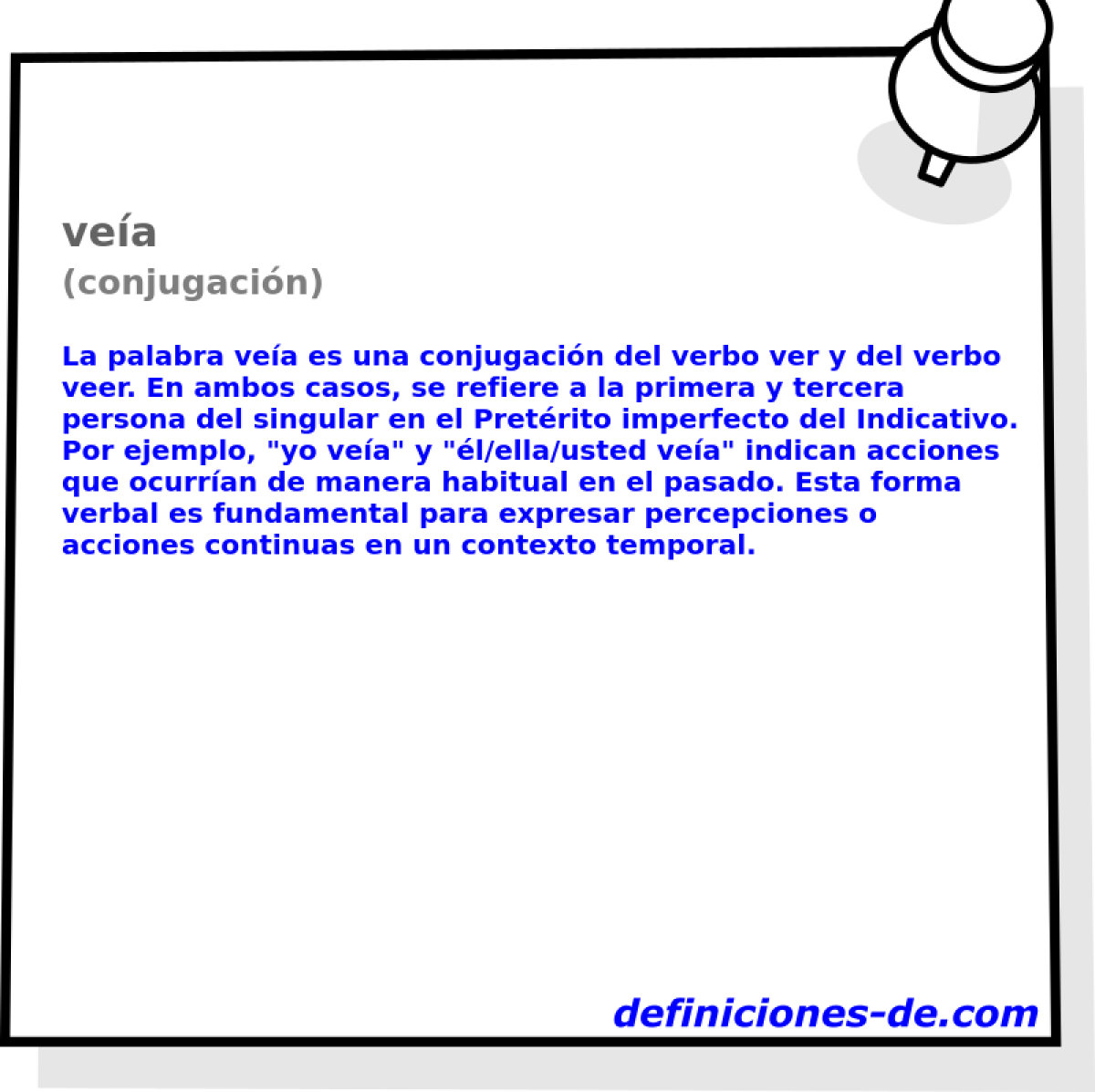 veía (conjugación)