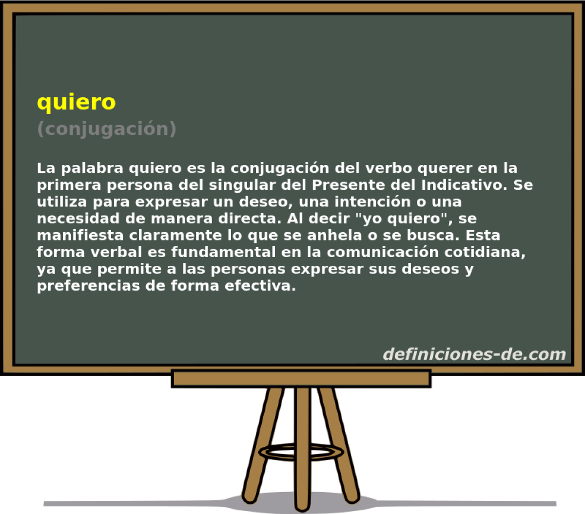 quiero (conjugaci�n)