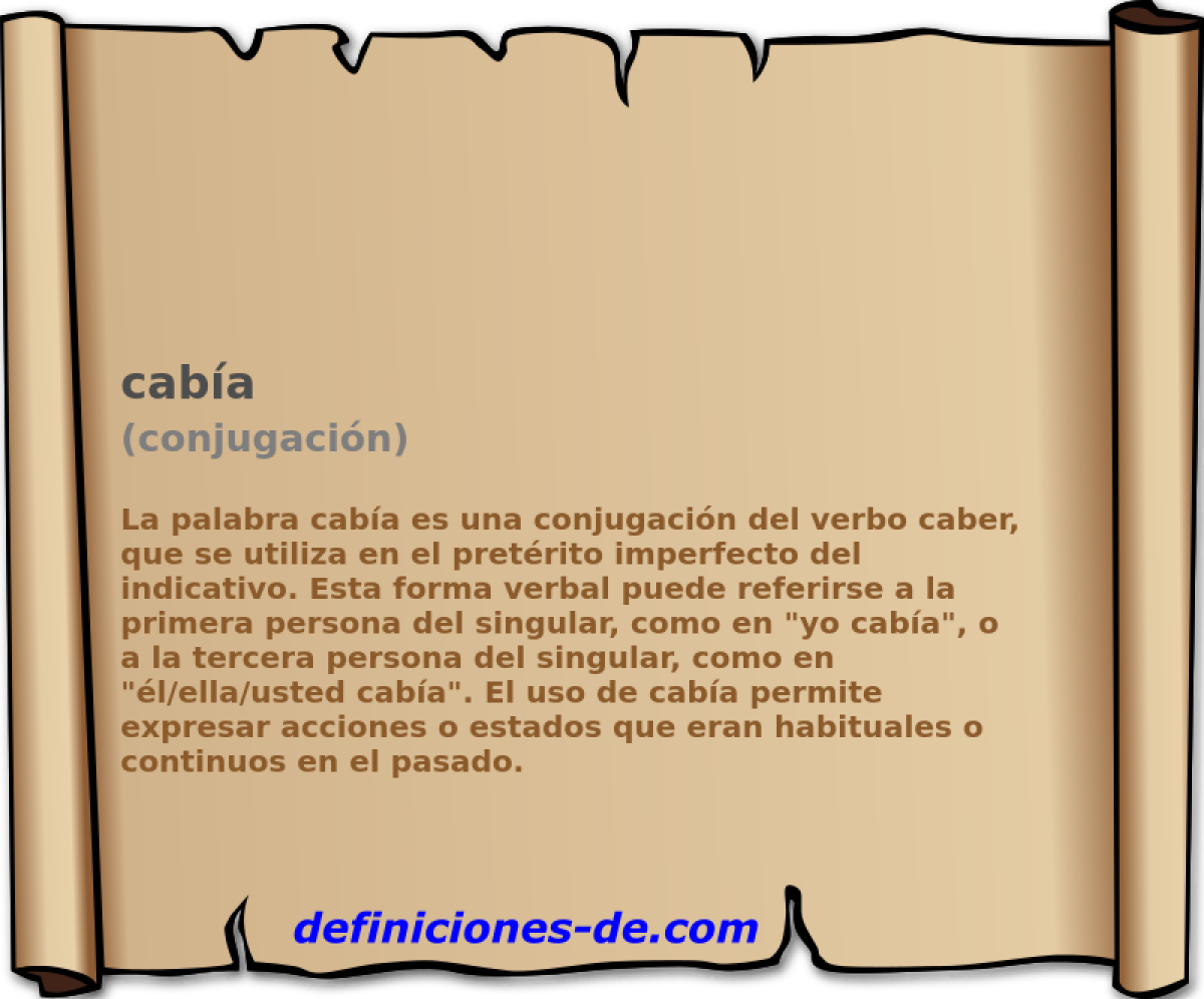 caba (conjugacin)