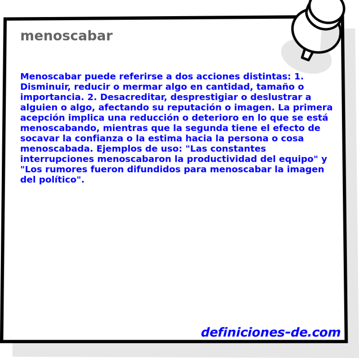 menoscabar 