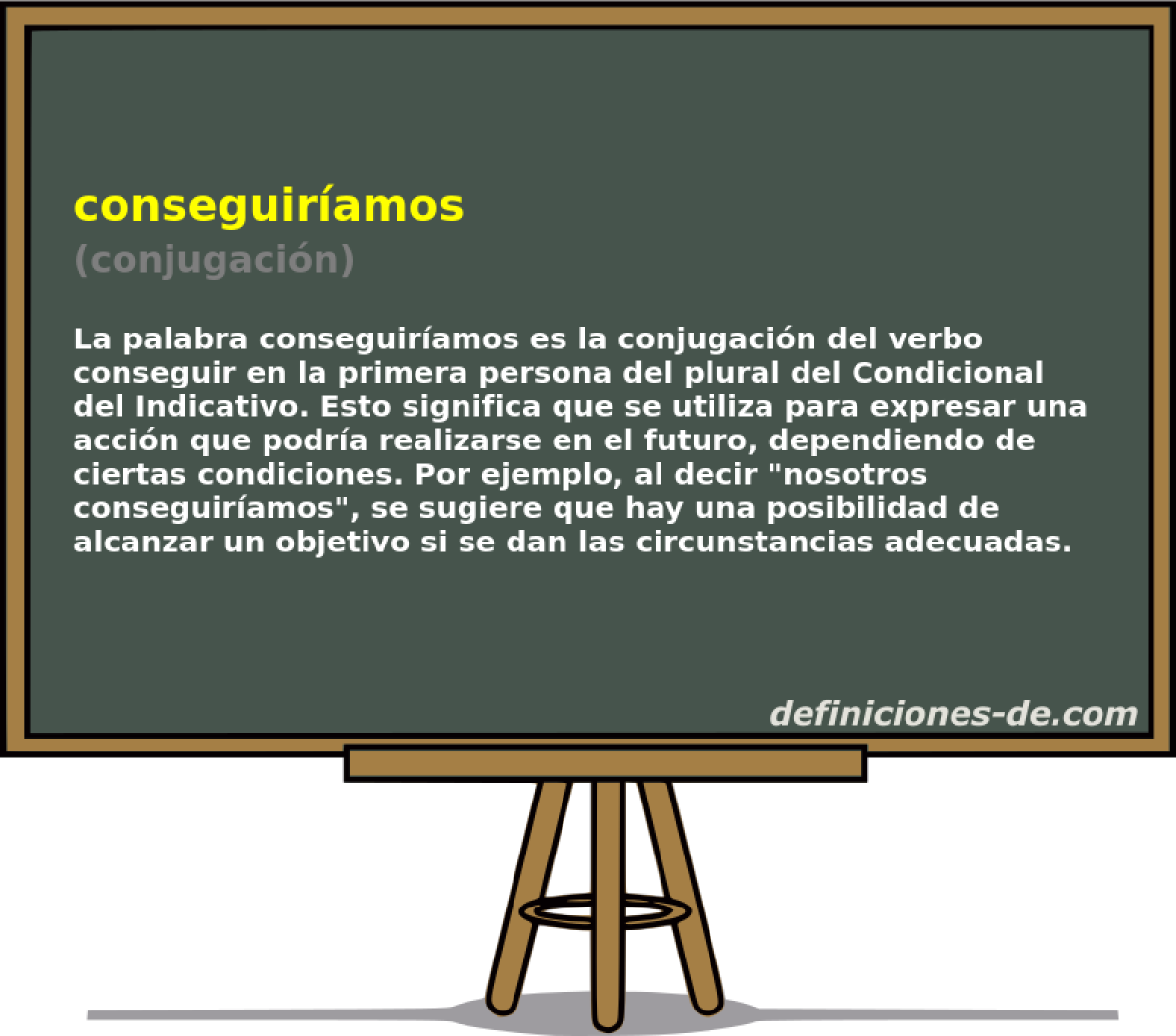 conseguir�amos (conjugaci�n)