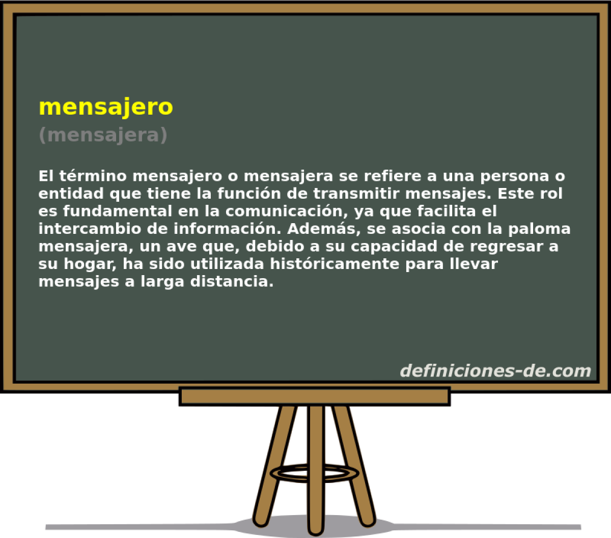 mensajero (mensajera)