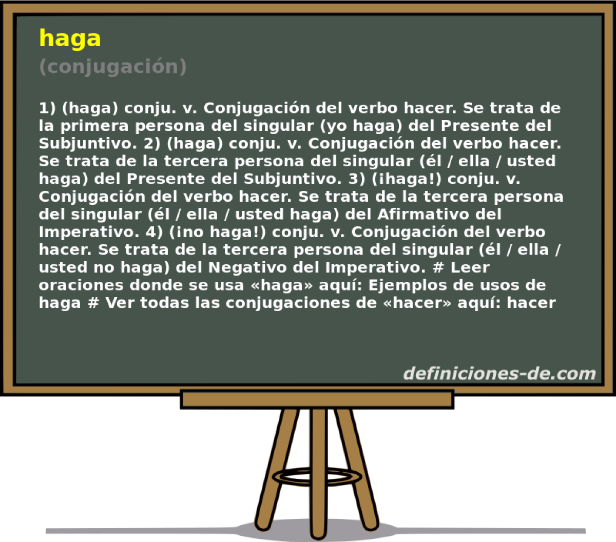 haga (conjugacin)