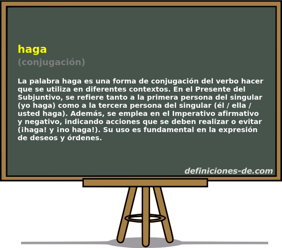 haga (conjugacin)