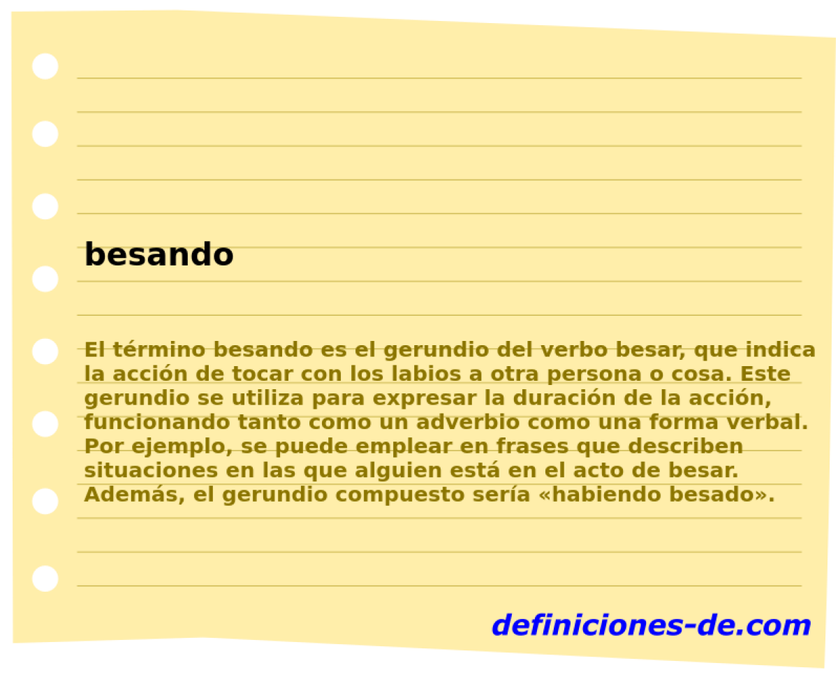 besando