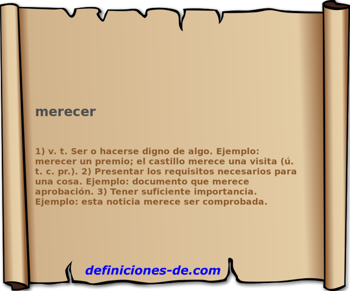 merecer 