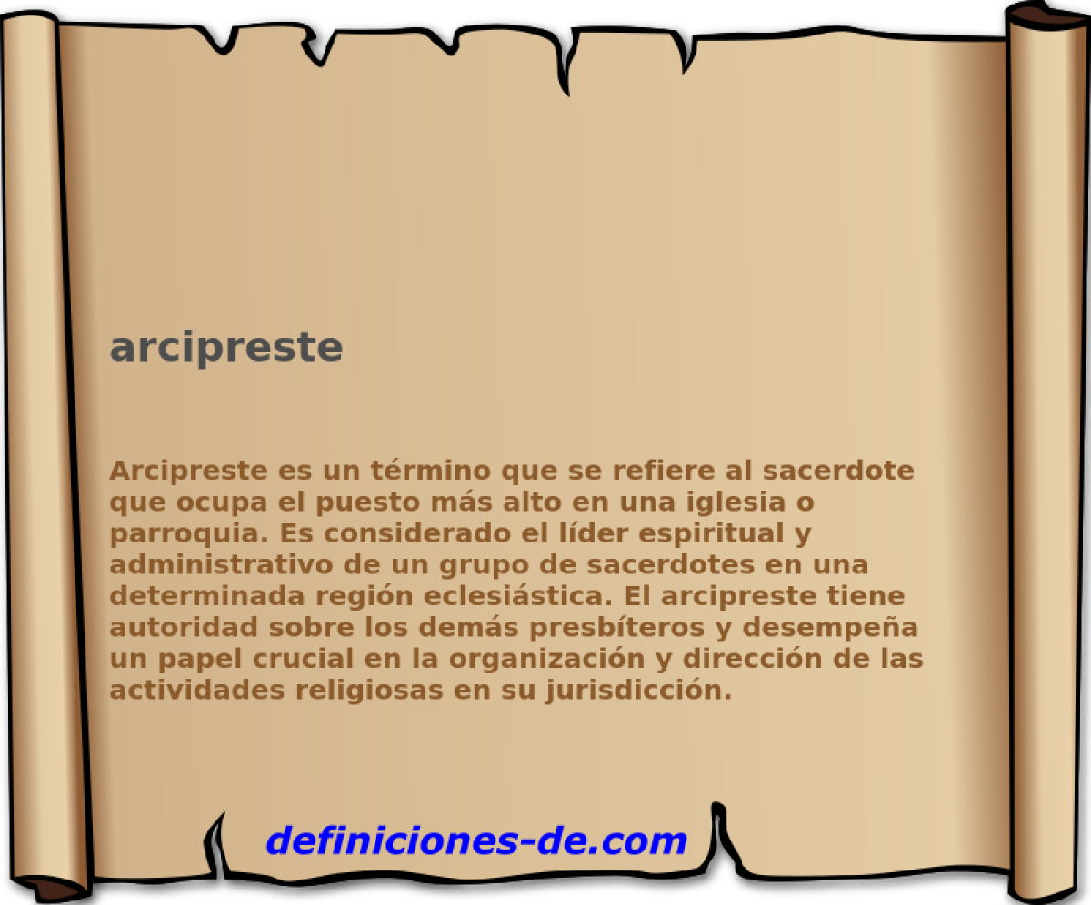 arcipreste 