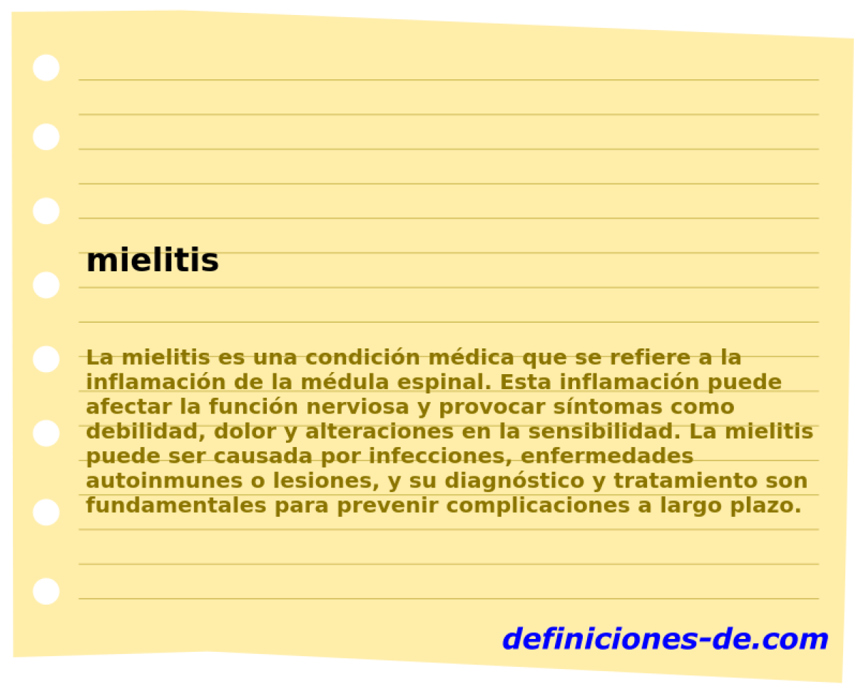 mielitis 