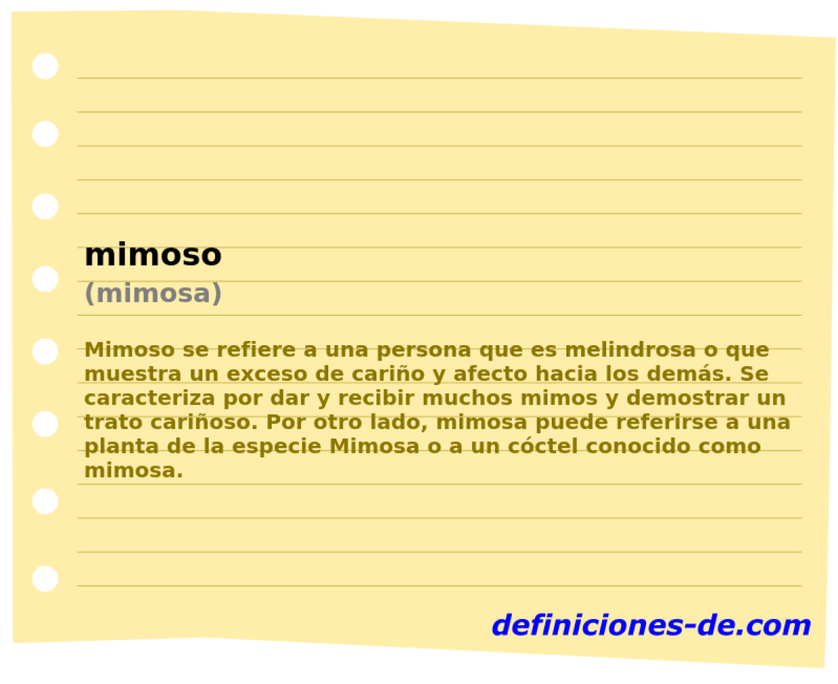 mimoso (mimosa)