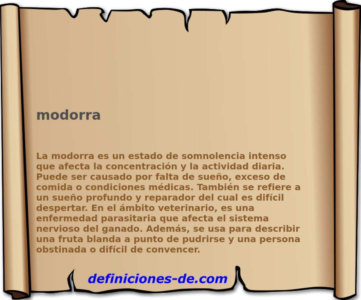 modorra 