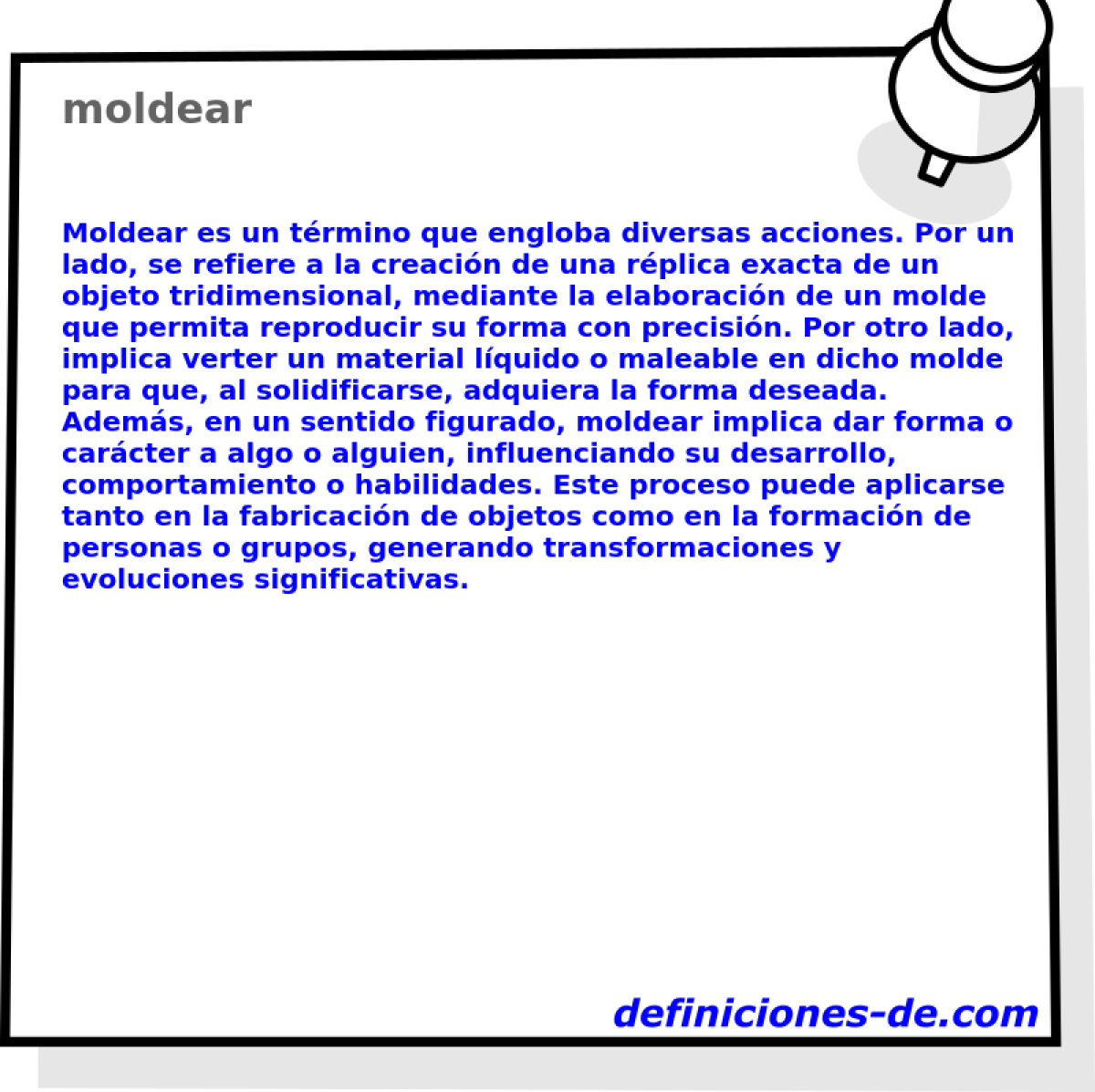 moldear 