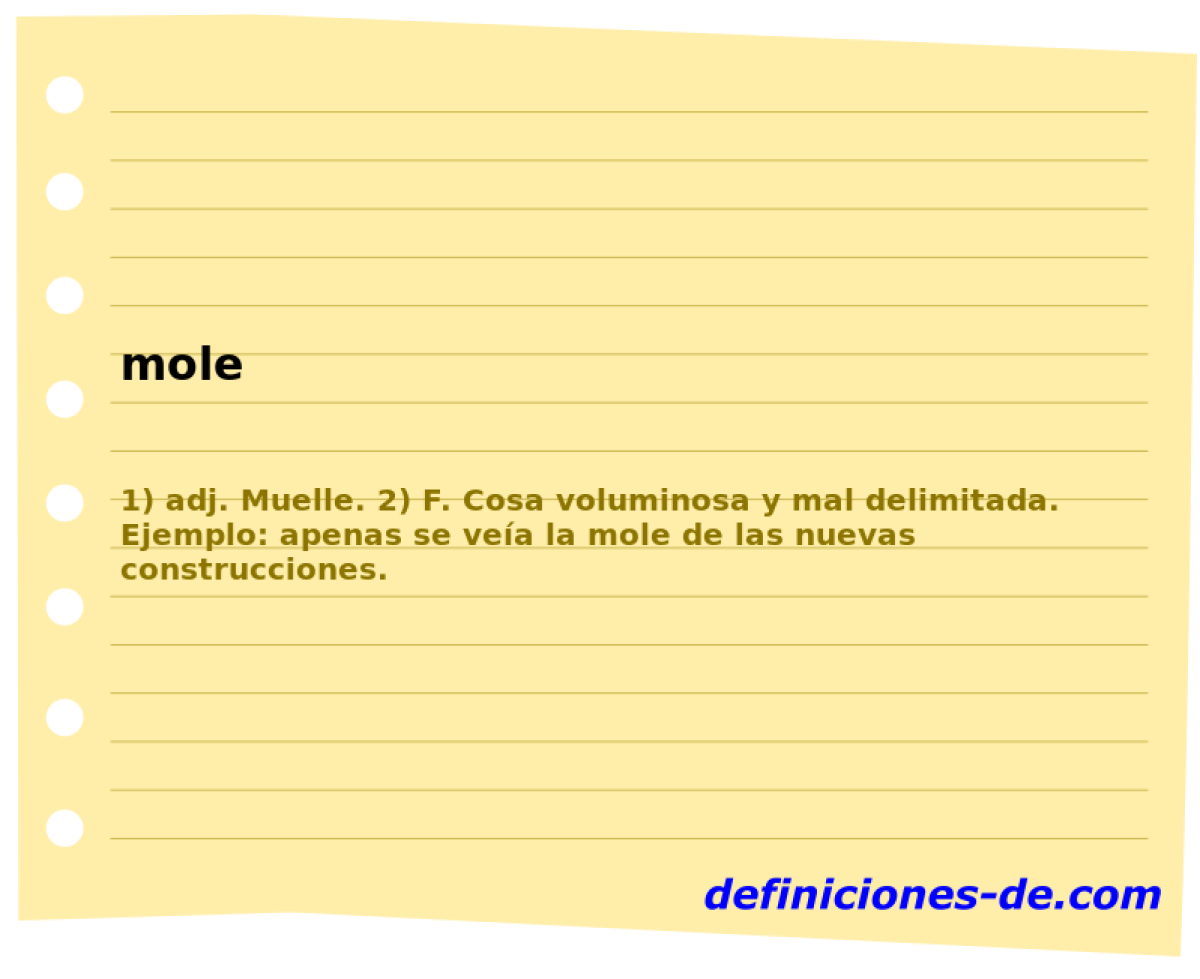 mole 