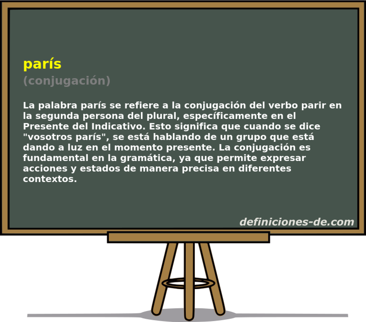 par�s (conjugaci�n)