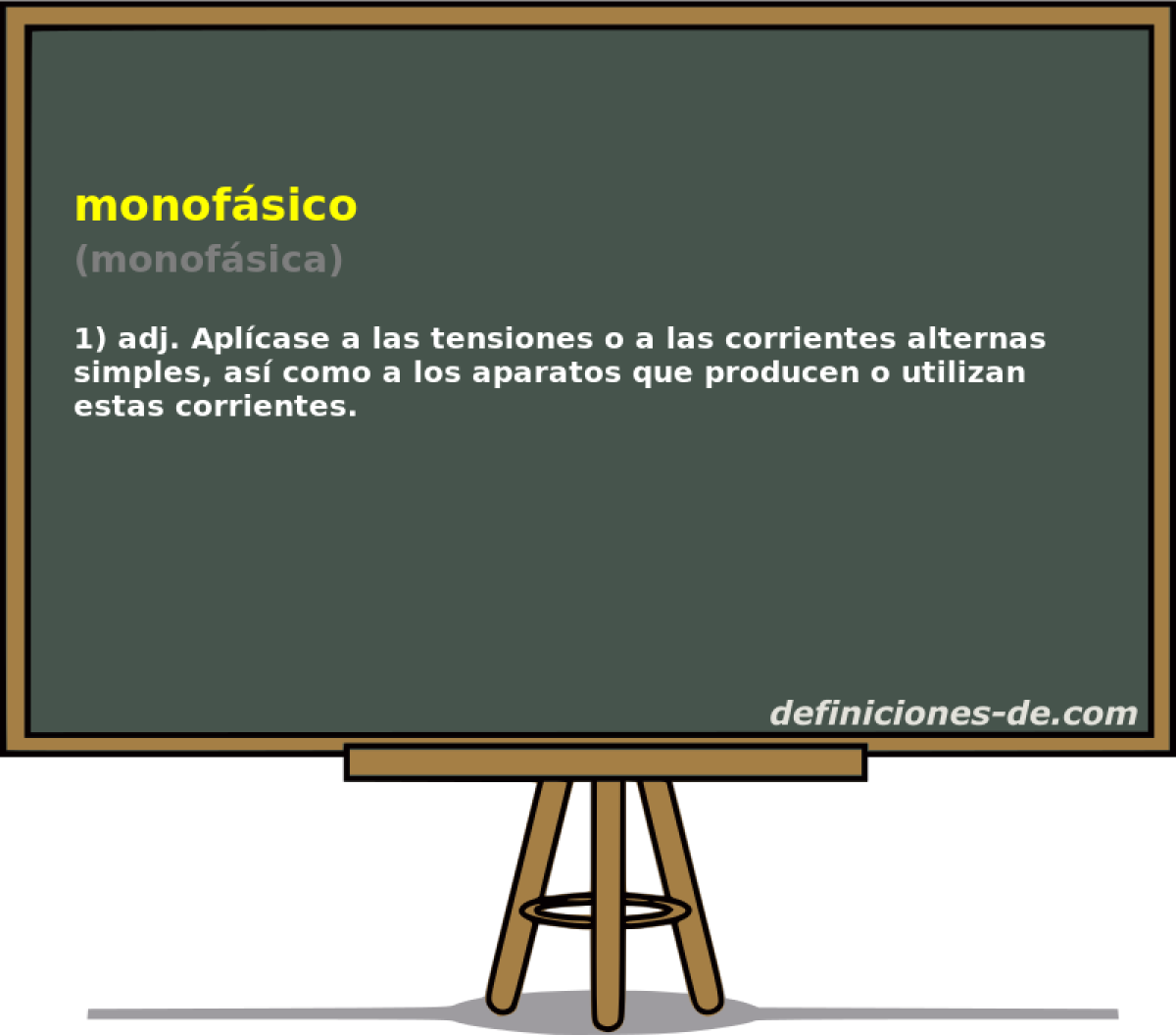 monofsico (monofsica)