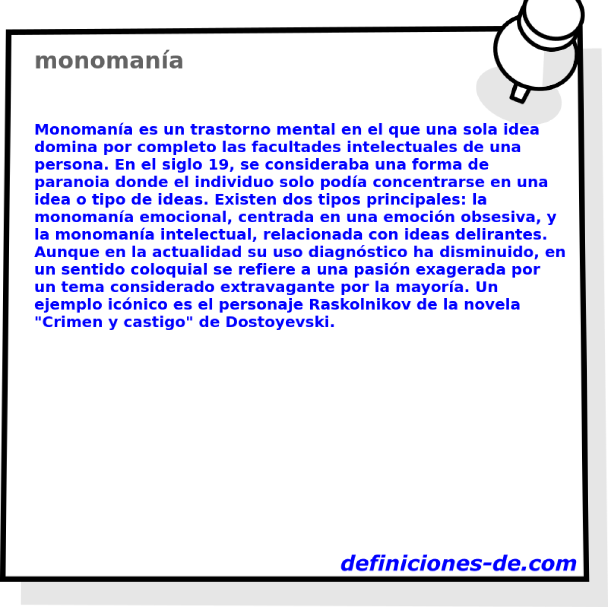 monomana 