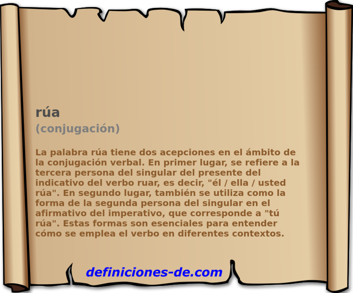 rúa (conjugación)