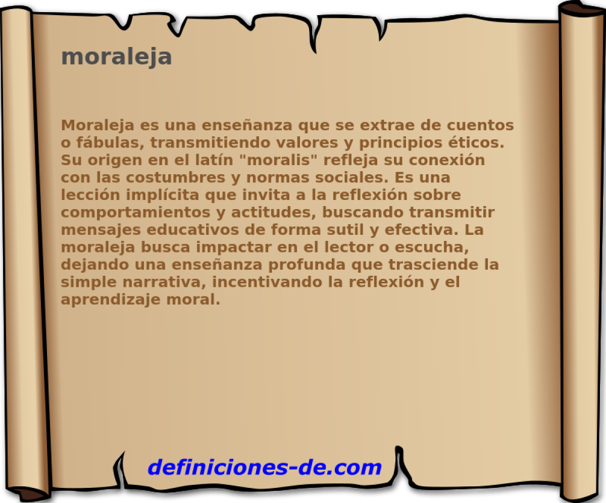 moraleja 