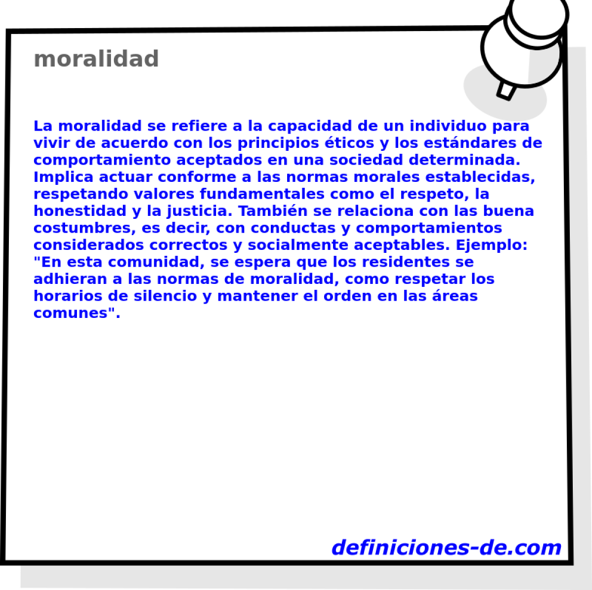 moralidad 