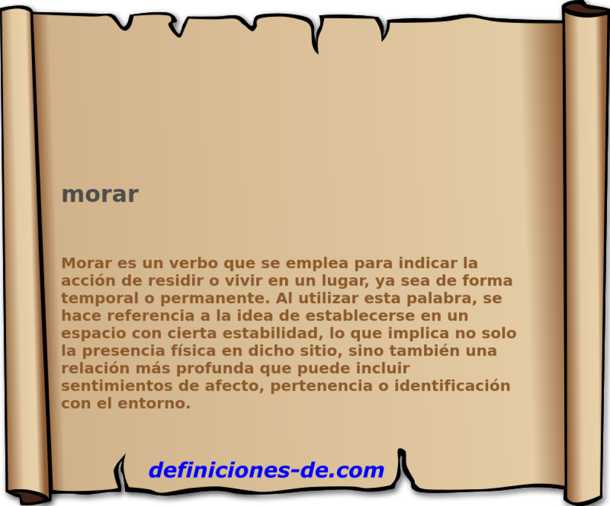 morar 