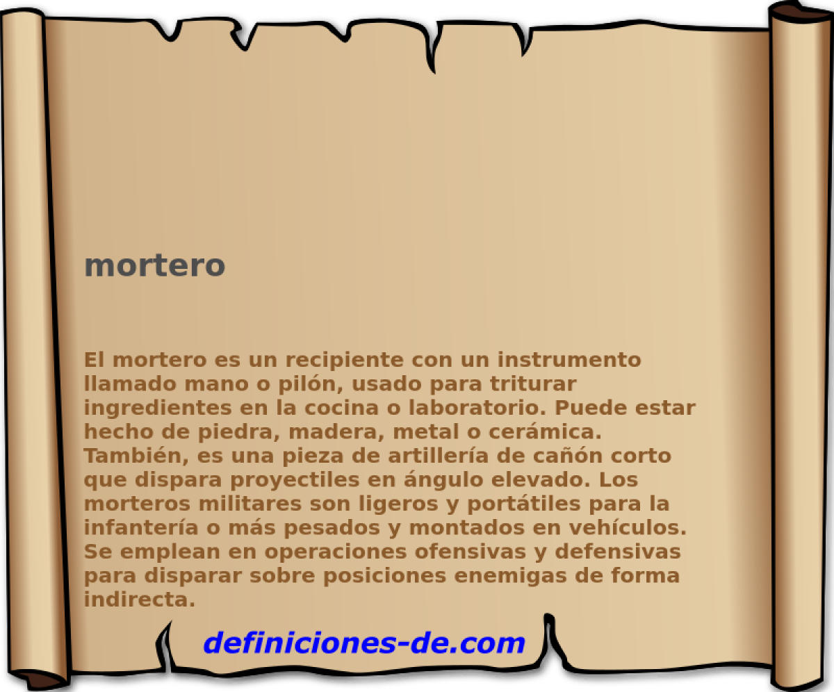 mortero 