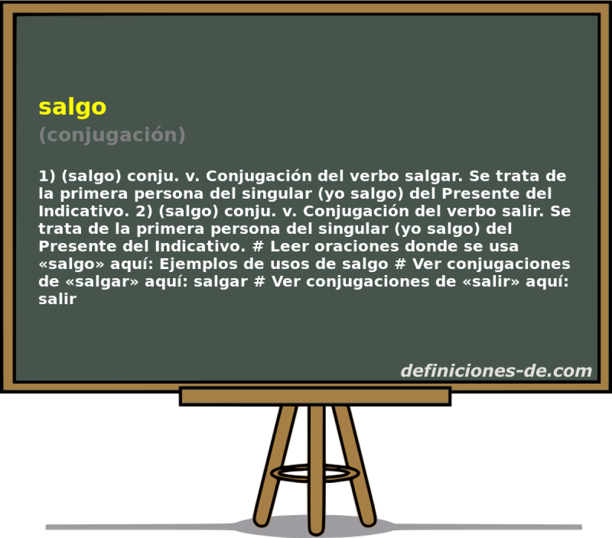 salgo (conjugacin)