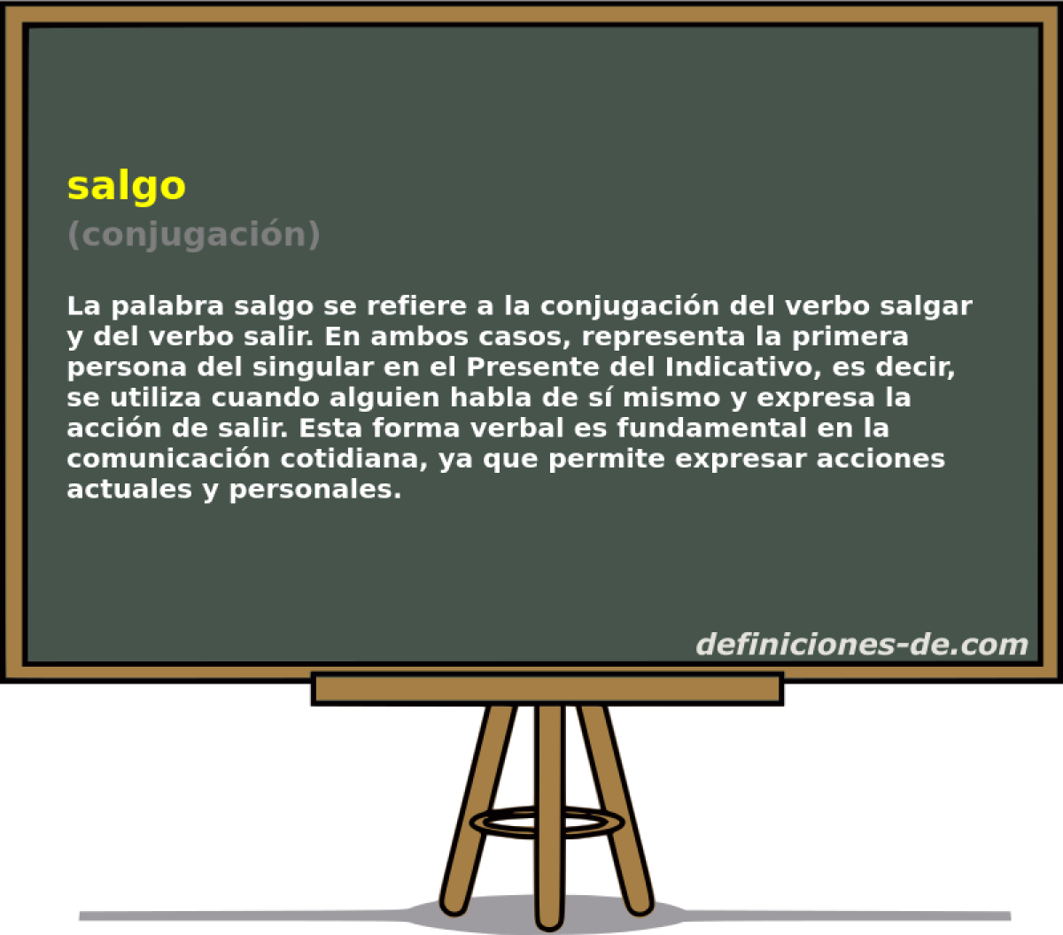 salgo (conjugaci�n)