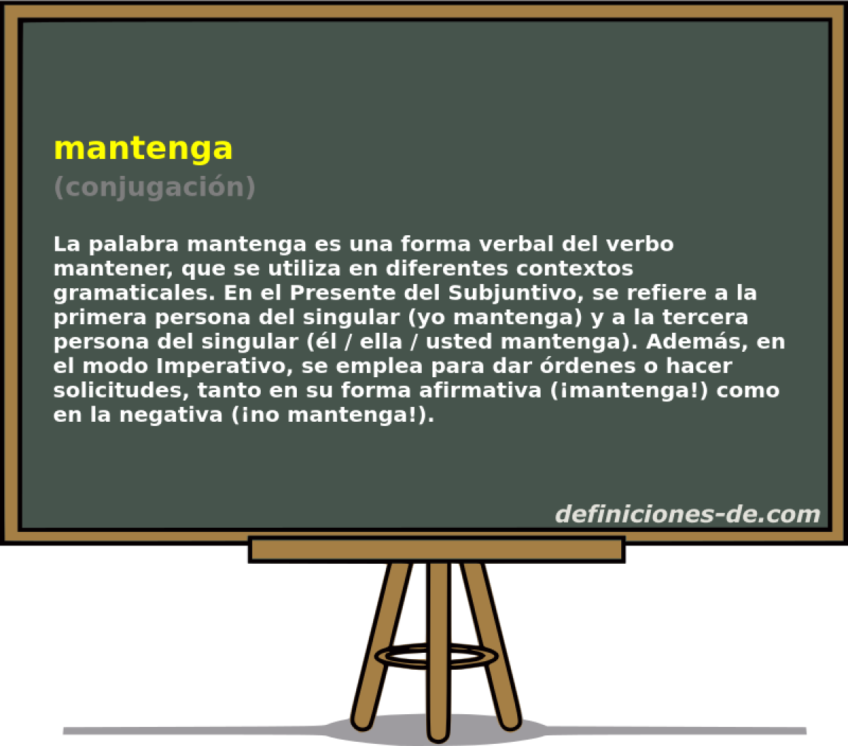 mantenga (conjugaci�n)