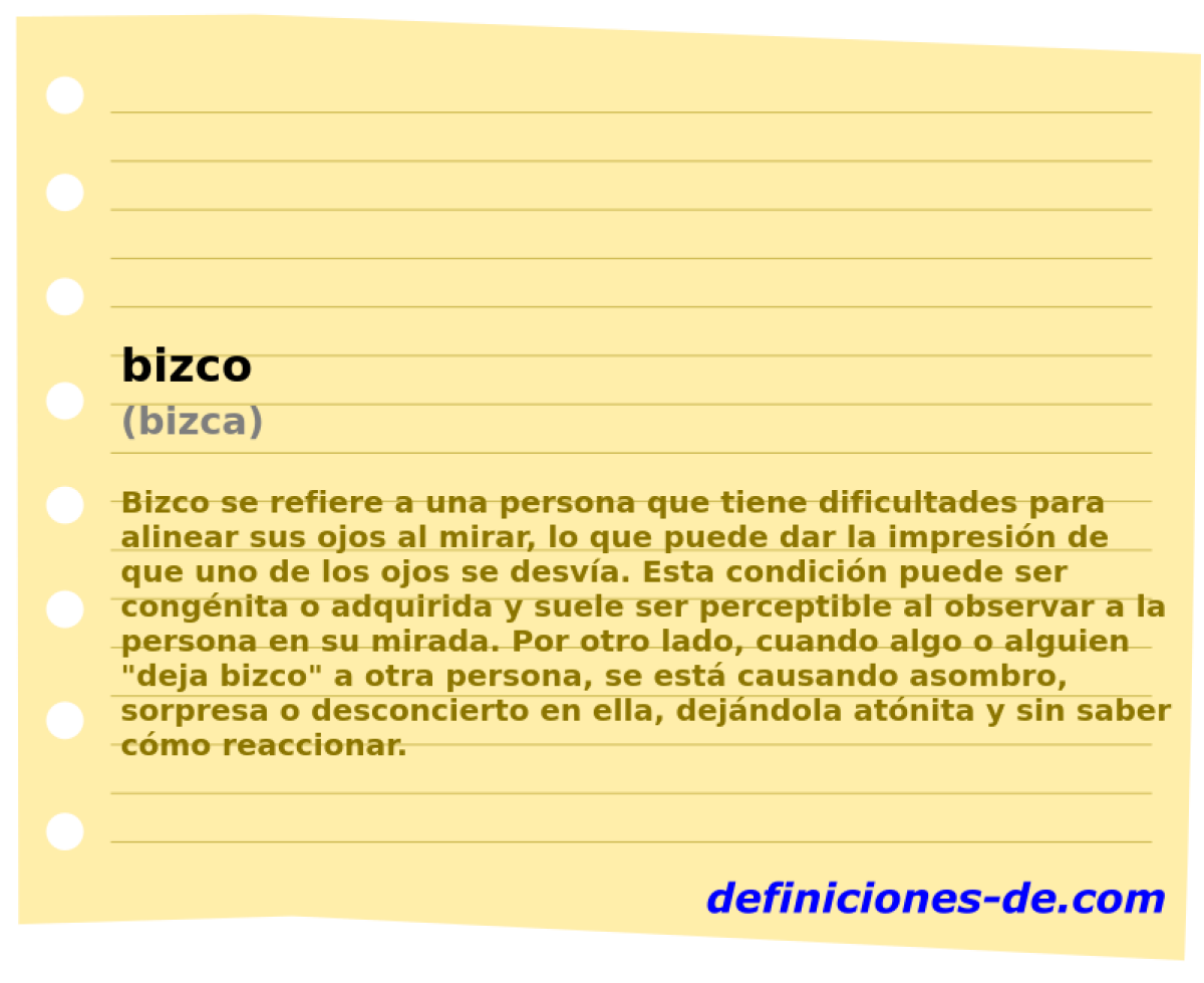 bizco (bizca)