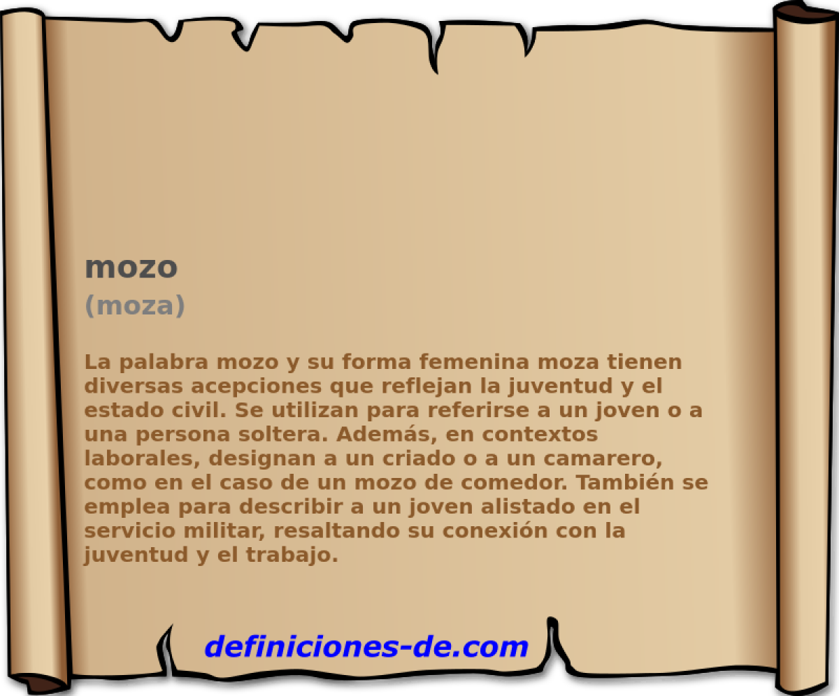 mozo (moza)