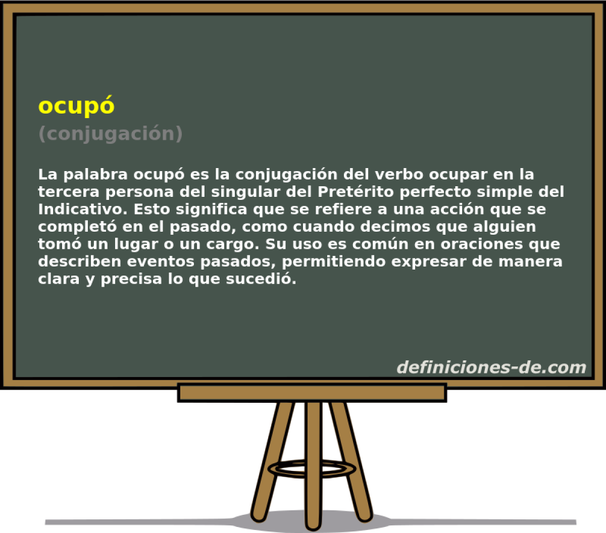 ocup� (conjugaci�n)