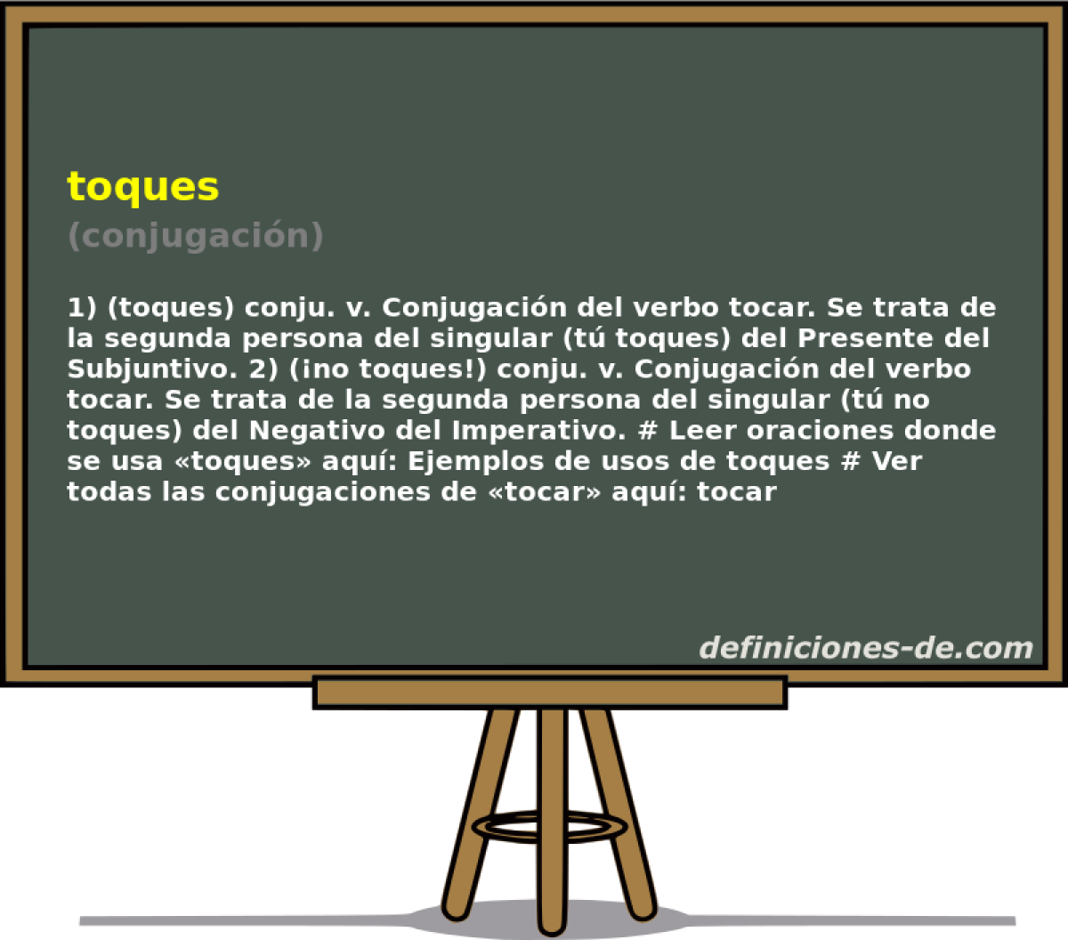 toques (conjugacin)