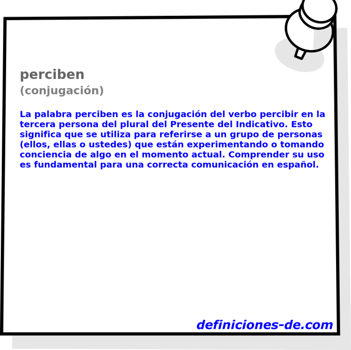 perciben (conjugaci�n)