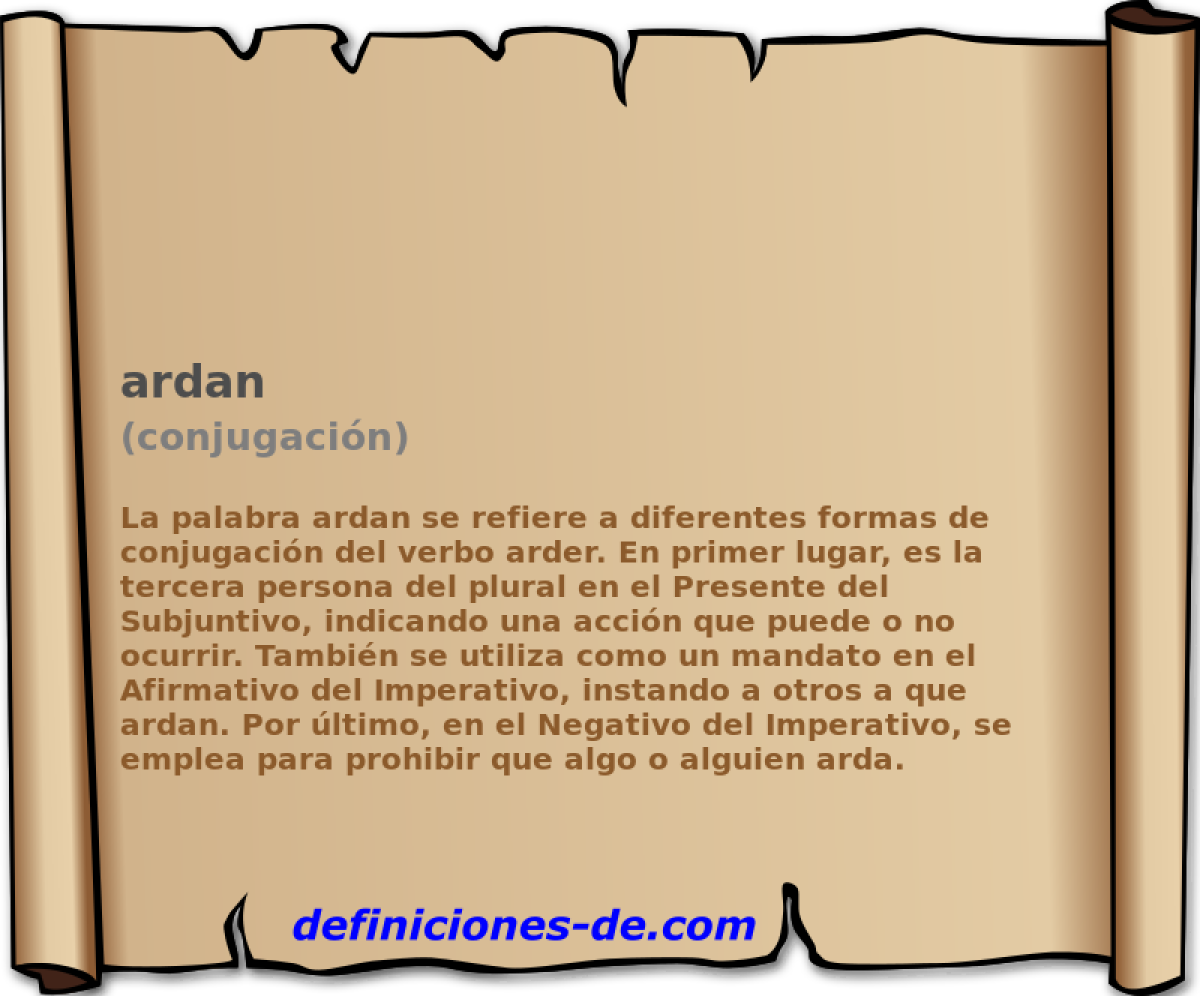 ardan (conjugacin)