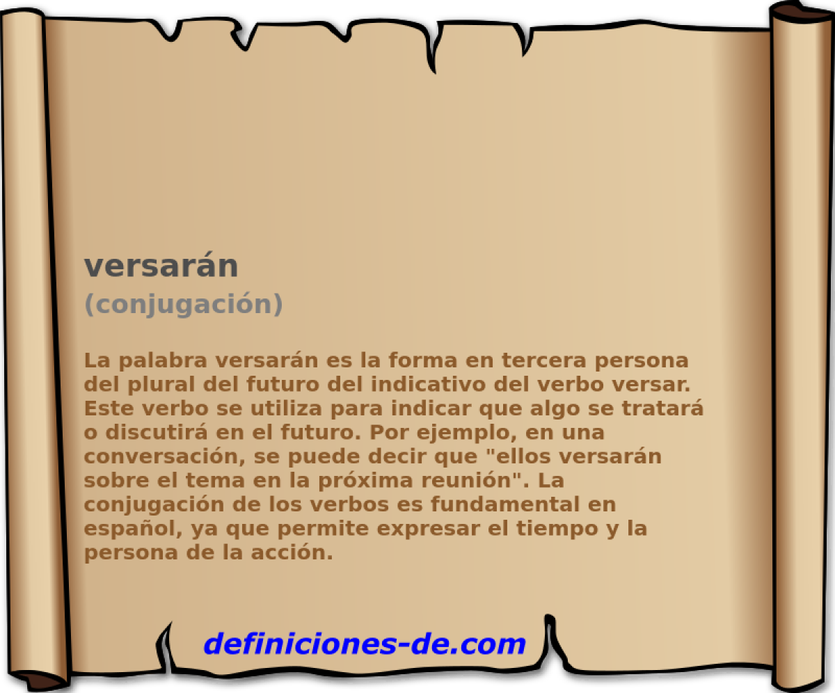 versarán (conjugación)