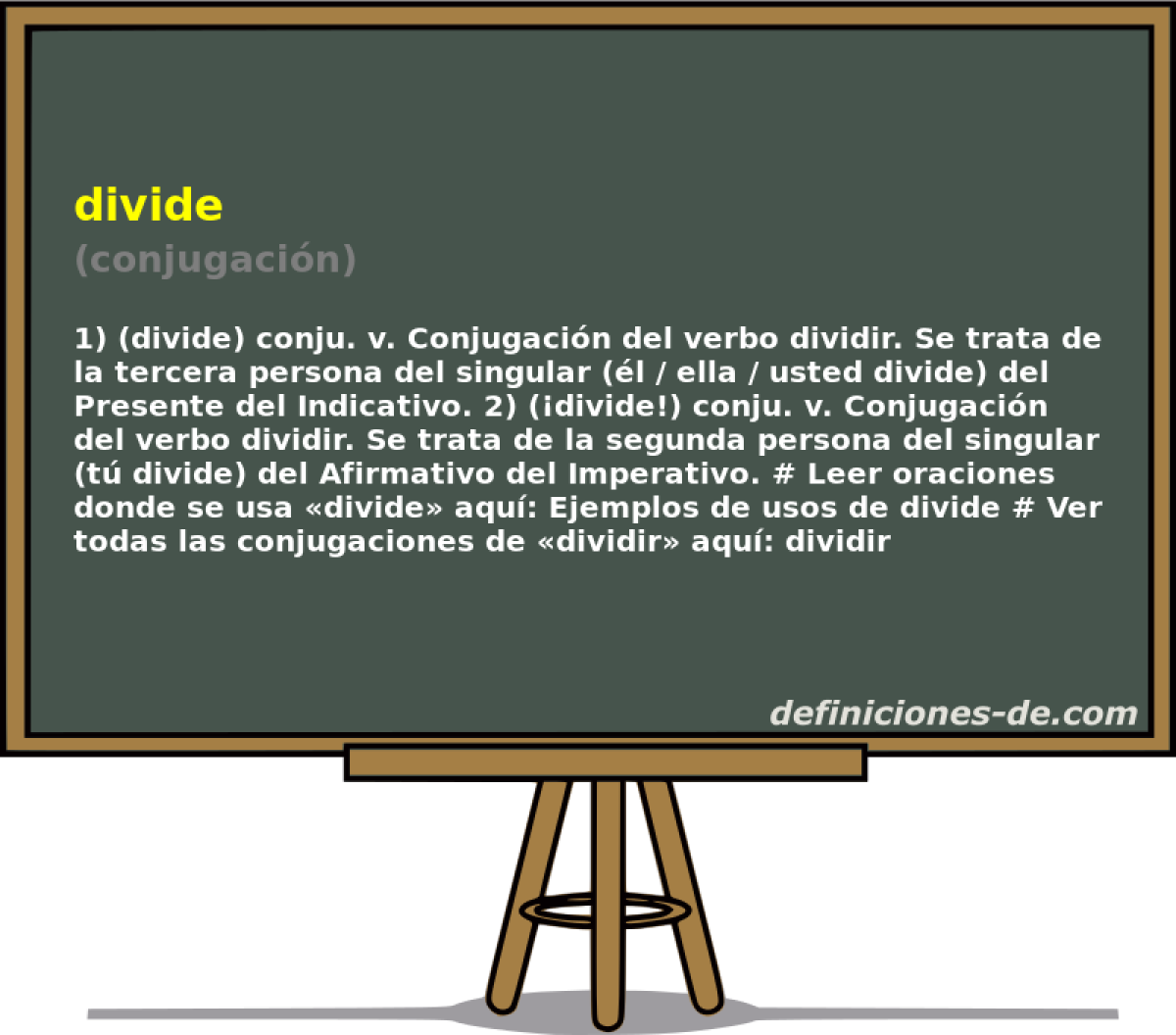 divide (conjugacin)