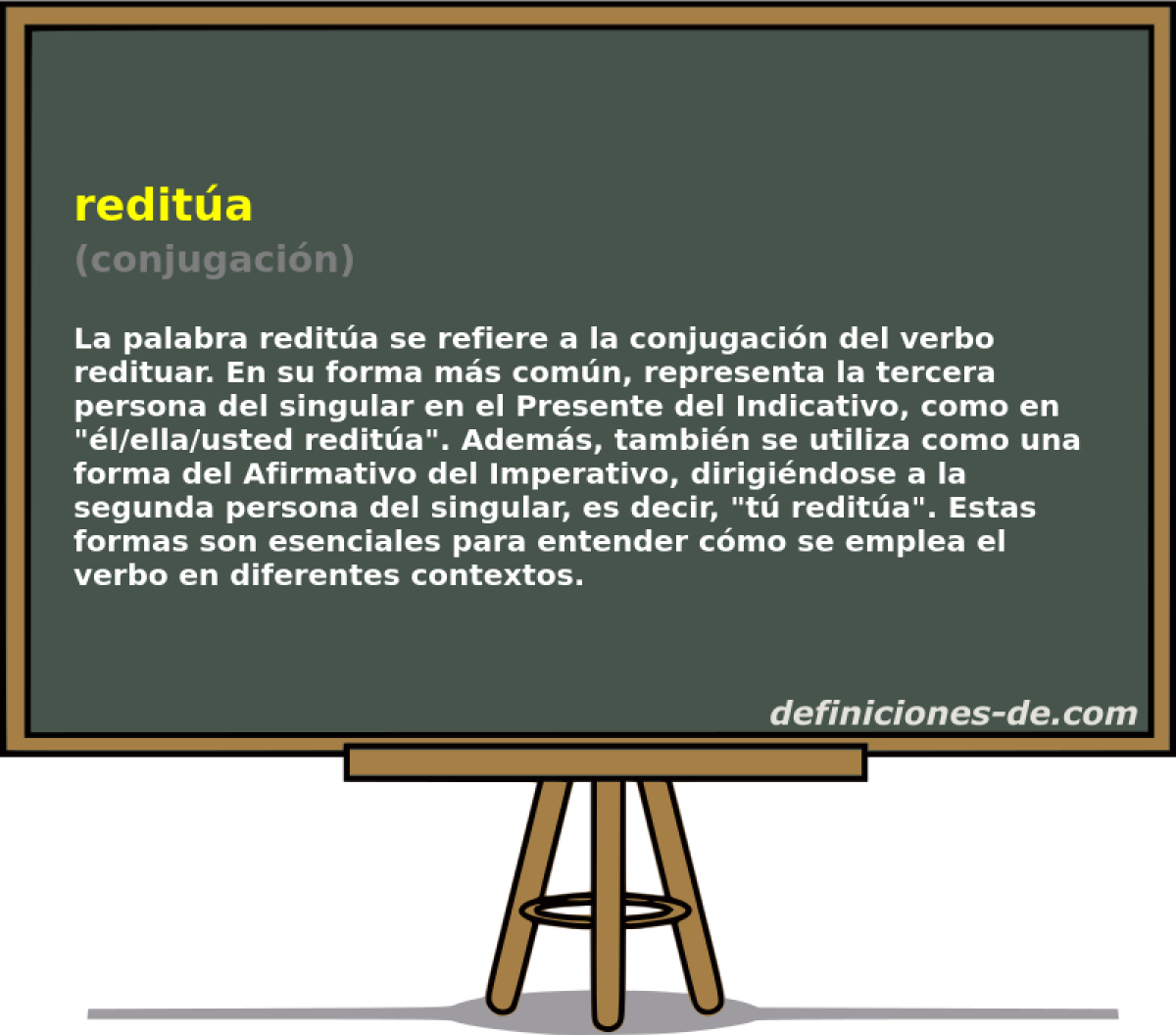 reditúa (conjugación)